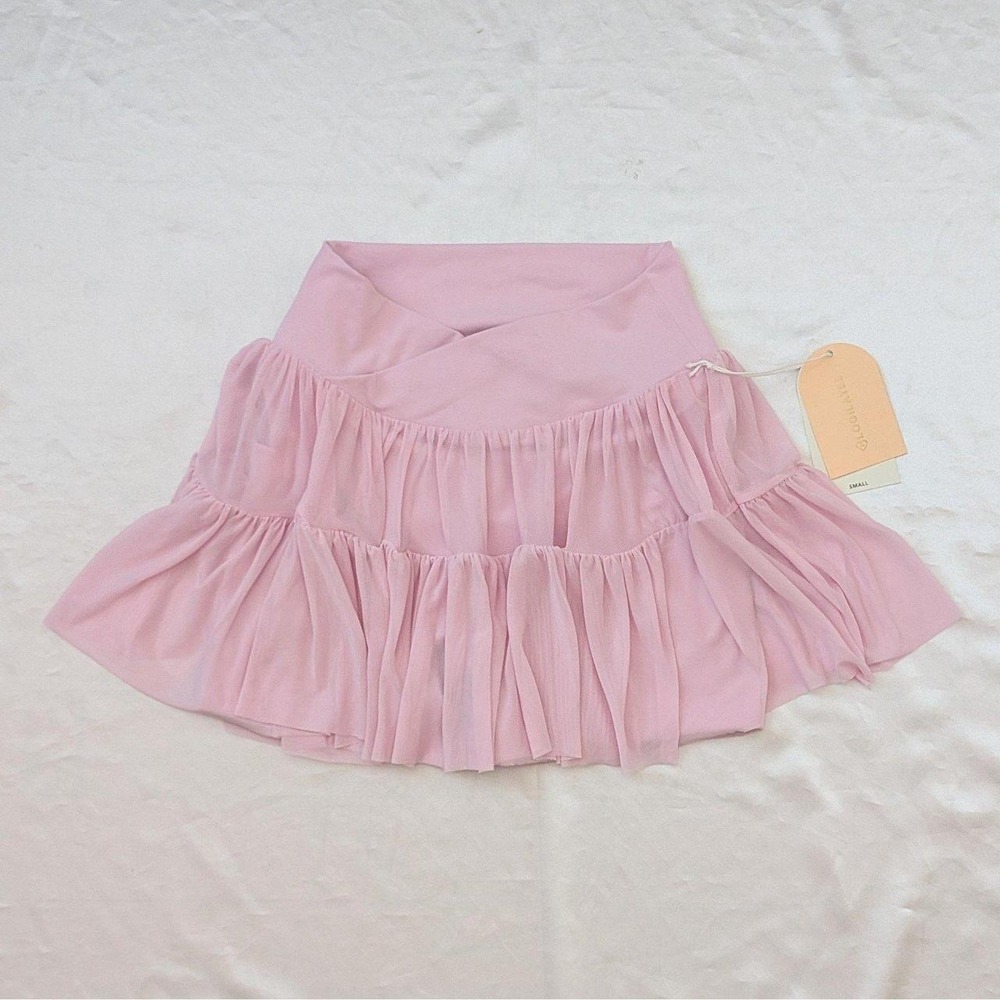New Blogilates Women's Ballerina Skort Athletic Activewear Lilac Snow Pink XS